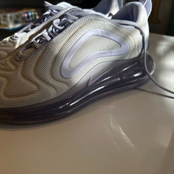 Nike Air Max White and Gray Sneakers - Picture 3 of 7